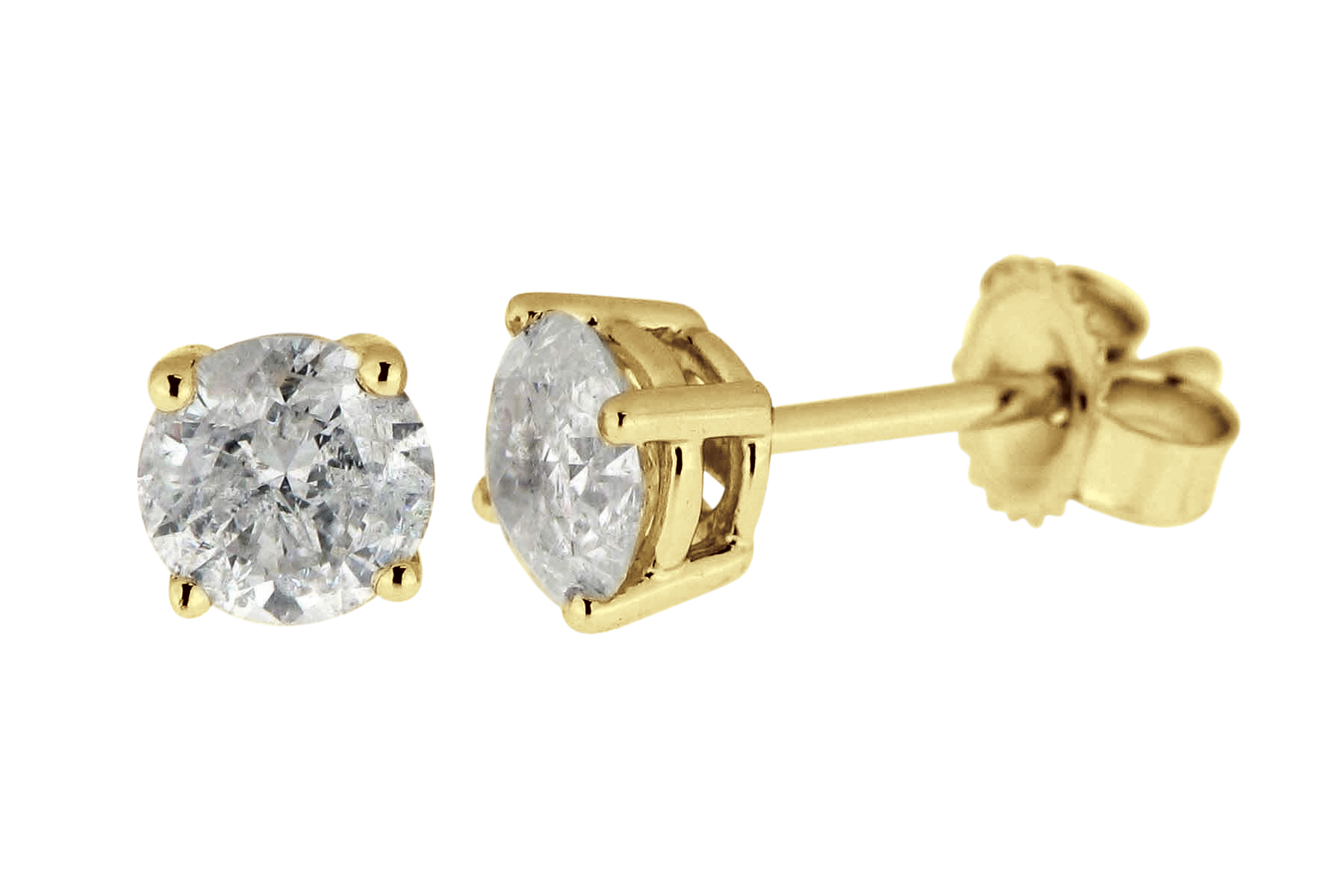 Bella diamantørestikker 14 kt. guld- eller hvidguld og 0.60 ct