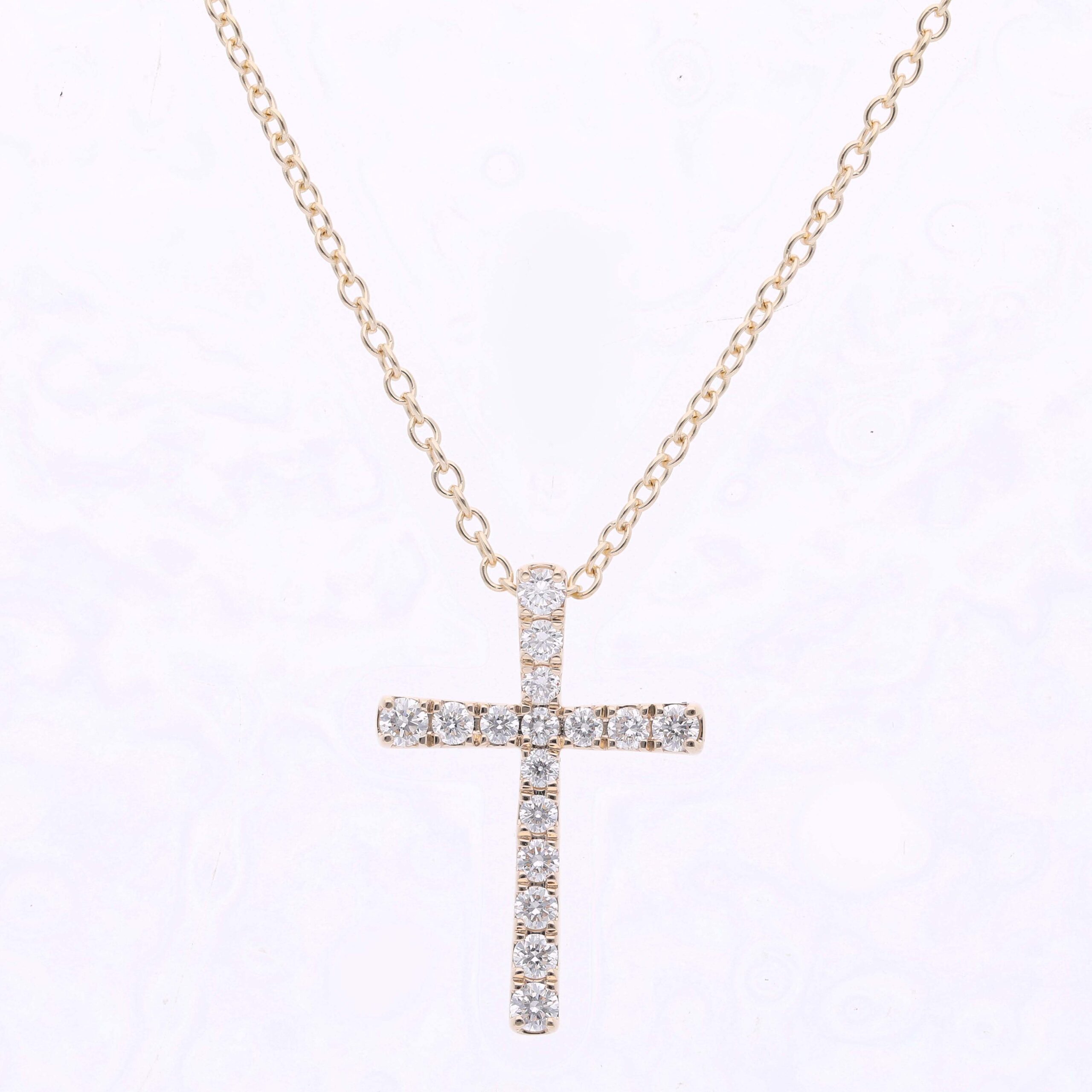 The Cross I 14 kt guld eller hvidguld SG21214P-0.25