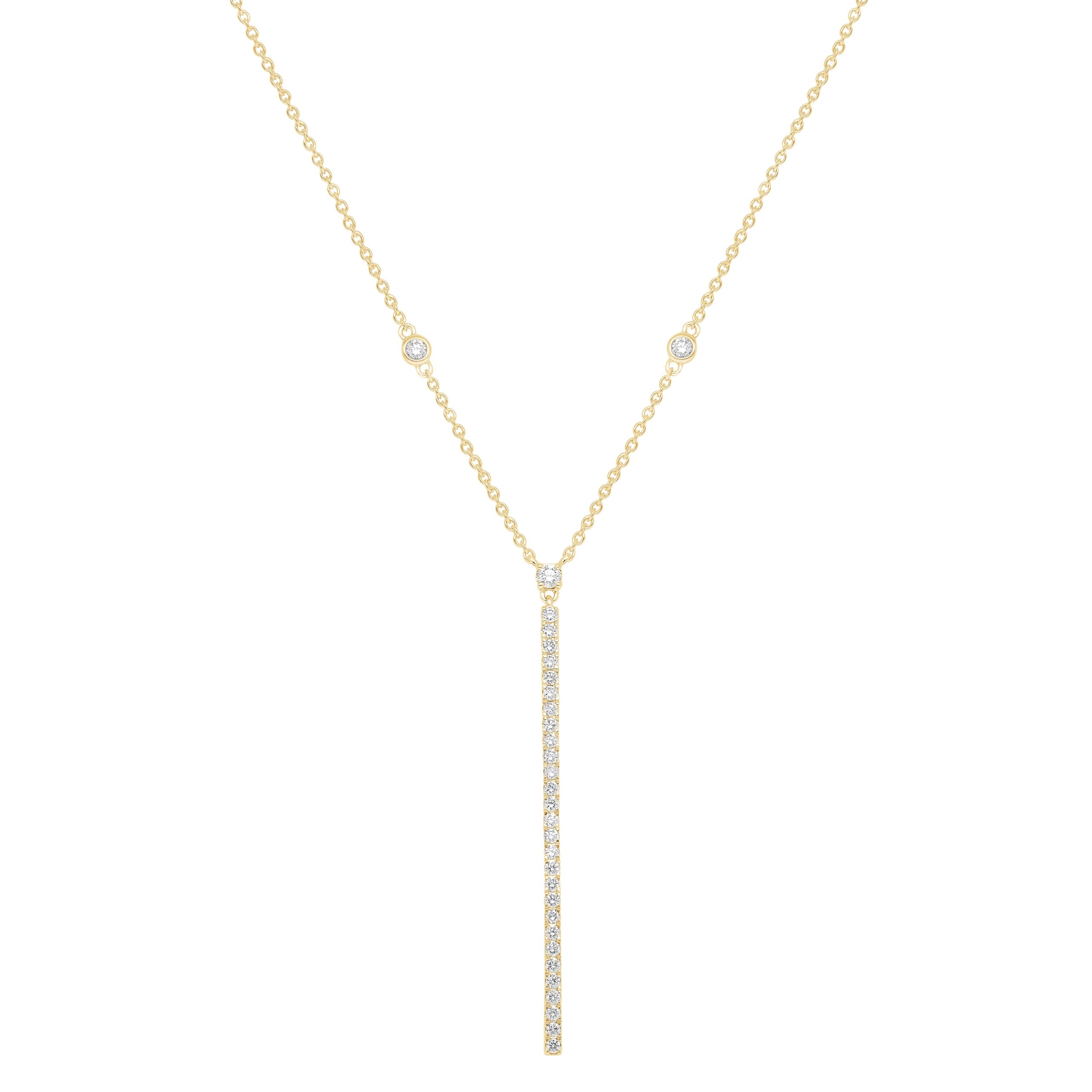 Product Image for Diamantvedhæng i 14Kt. Guld eller hvidguld, 0.38 ct. Diamanter. inkl. kæde